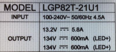 KIT DE TARJETAS PARA TV LG / MAIN EBT66676501 / EAX69462006(1.1) / FUENTE EAY65895655 / 3PCR03039A / LGP82T-21U1 / T-CON AKKDK1016 / 1690H6645A / PANEL NC820TQF-VXKH1 / DISPLAY V820DK1-Q01 D REV.C7 / MODELO 82UP8770PUA.BUSJLKR - Imagen 5